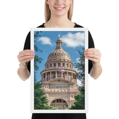 Texas State Capitol Framed Luster