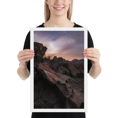 Big Bend Cloudy Twilight Framed Luster