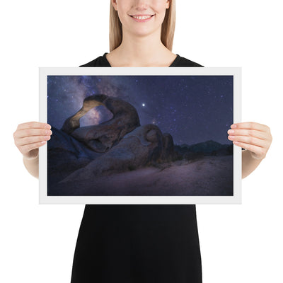 Mobius Arch Night Framed Luster