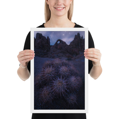 Eye of Alabama Hills Framed Luster