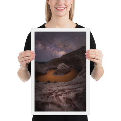 Cosmic Ashtray Night Framed Luster