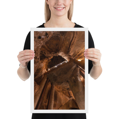 Cave Without a Name Framed Luster