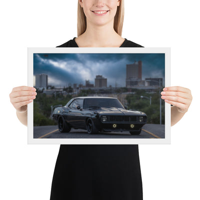 1969 Camaro Dusk Framed Luster
