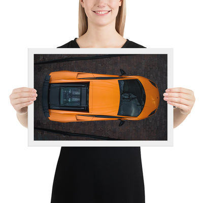 Lamborghini Gallardo Aerial Framed Luster