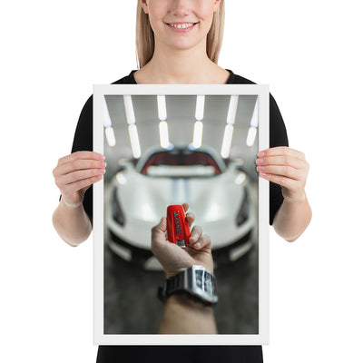 Ferrari 488 Pista Key Framed Luster