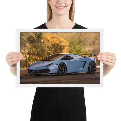 Lamborghini Gallardo Fall Framed Luster