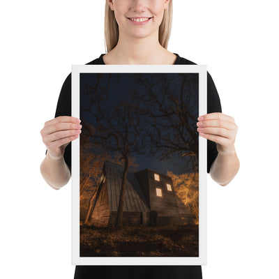 Cabin in the Woods Framed Luster