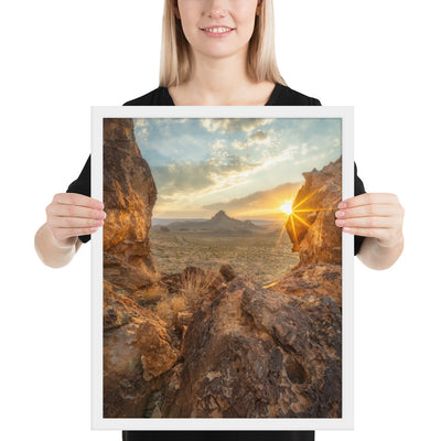Big Bend Sunset Framed Luster