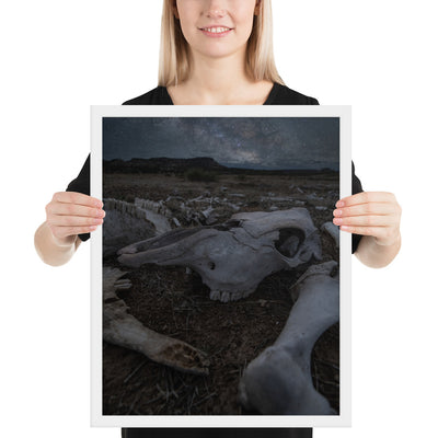 Cattle Graveyard Framed Luster