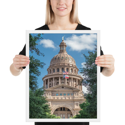 Texas State Capitol Framed Luster