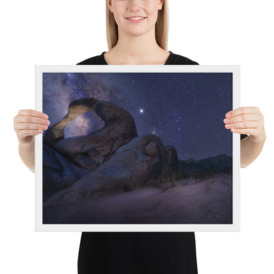 Mobius Arch Night Framed Luster