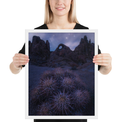 Eye of Alabama Hills Framed Luster