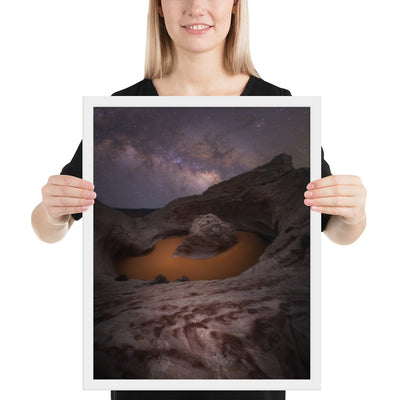 Cosmic Ashtray Night Framed Luster