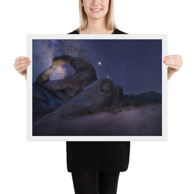 Mobius Arch Night Framed Luster