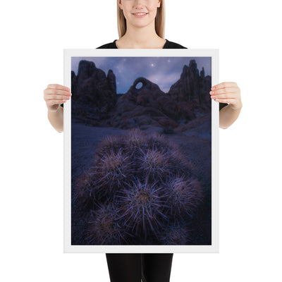 Eye of Alabama Hills Framed Luster