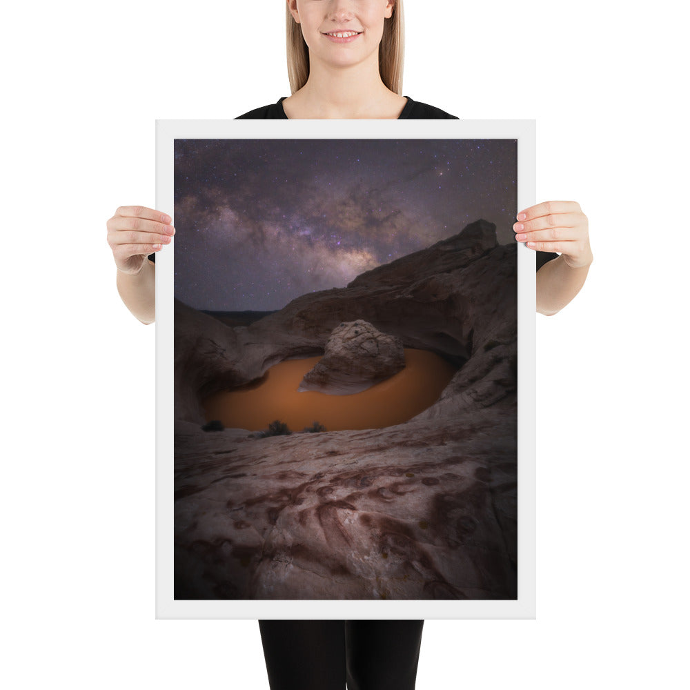 Cosmic Ashtray Night Framed Luster