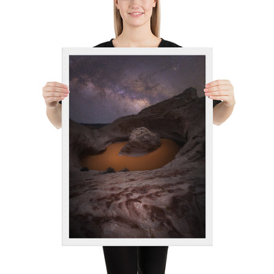 Cosmic Ashtray Night Framed Luster