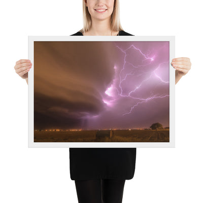 Dust Storm Supercell Framed Luster