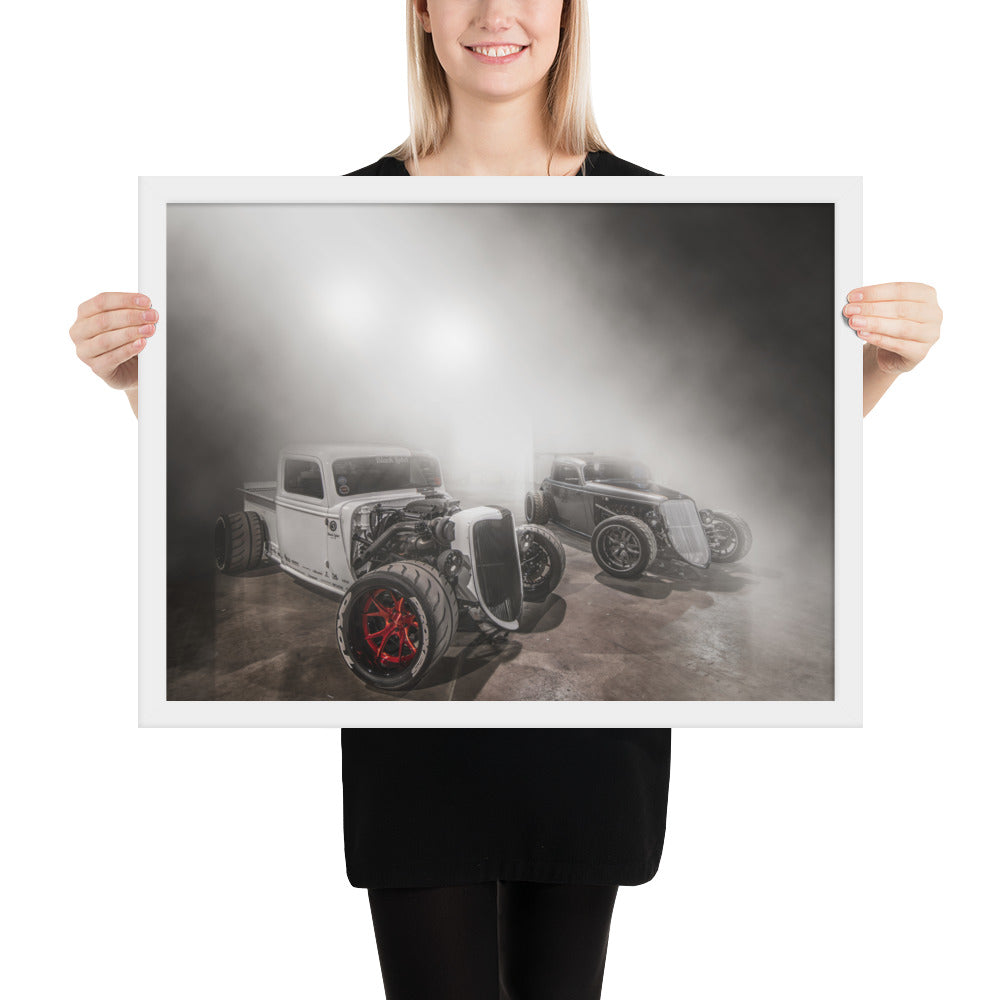 Black Label Ghosts Framed Luster