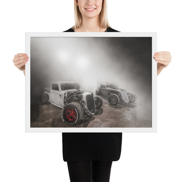 Black Label Ghosts Framed Luster