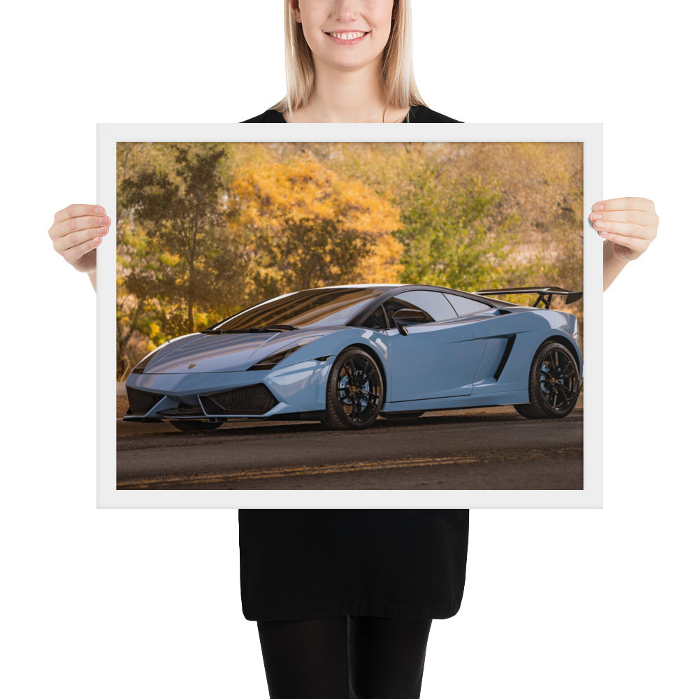 Lamborghini Gallardo Fall Framed Luster