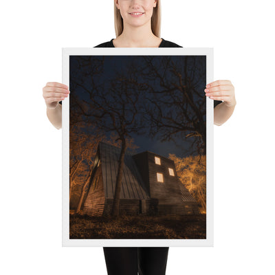 Cabin in the Woods Framed Luster
