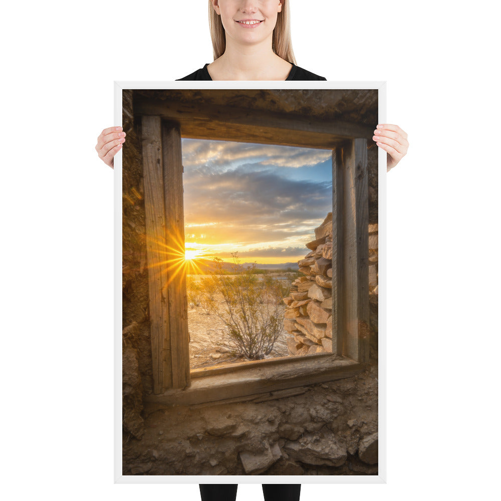 Terlingua Sunrise Framed Luster