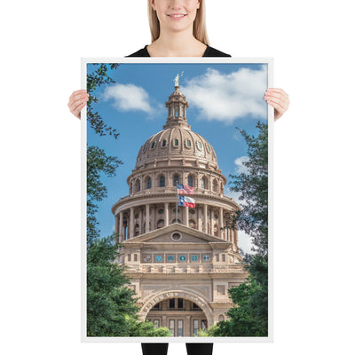 Texas State Capitol Framed Luster