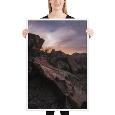 Big Bend Cloudy Twilight Framed Luster