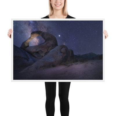Mobius Arch Night Framed Luster