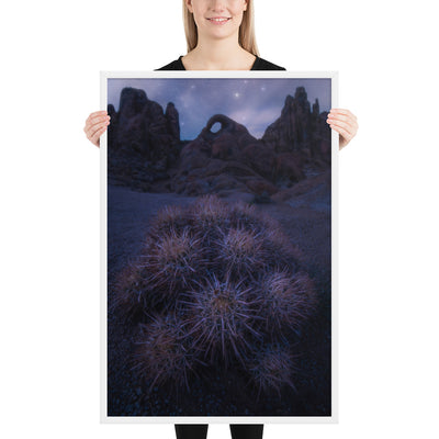 Eye of Alabama Hills Framed Luster