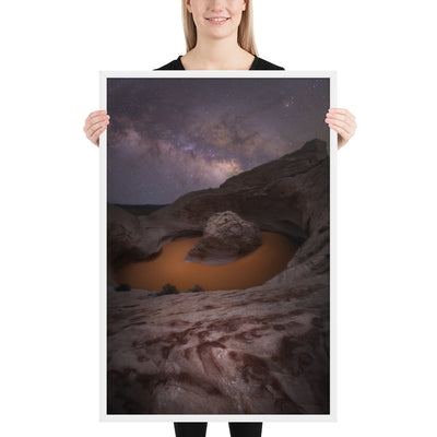 Cosmic Ashtray Night Framed Luster