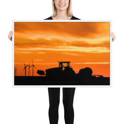 West Texas Tractor Framed Luster