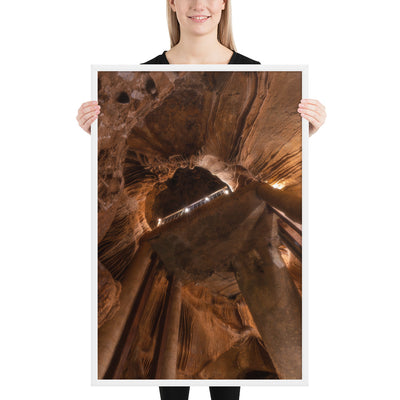 Cave Without a Name Framed Luster