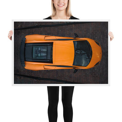 Lamborghini Gallardo Aerial Framed Luster