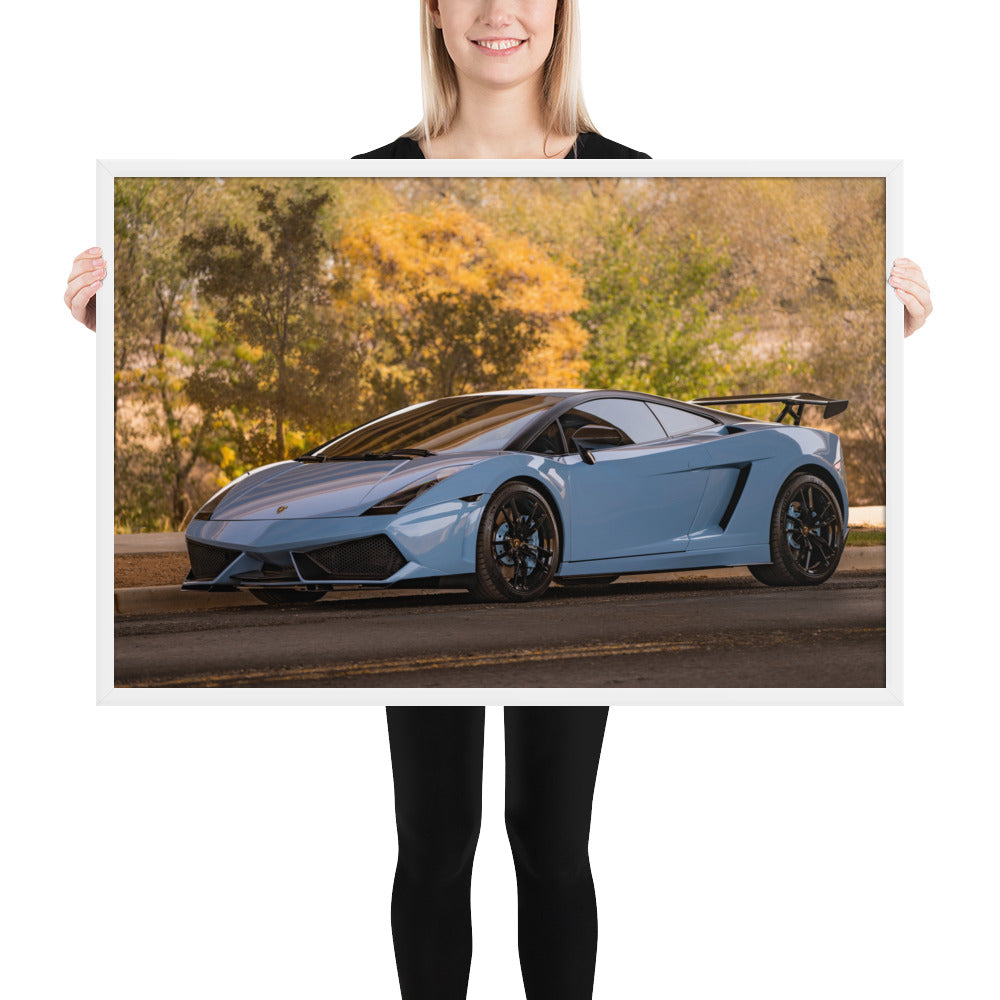 Lamborghini Gallardo Fall Framed Luster