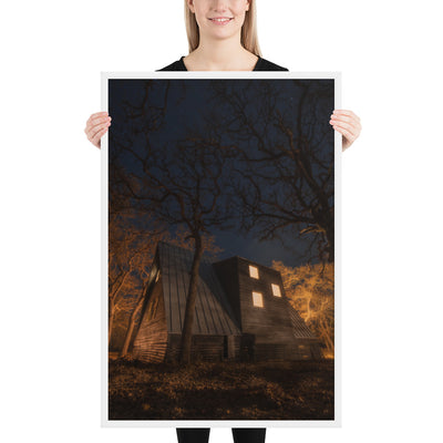 Cabin in the Woods Framed Luster