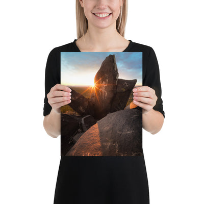 Petroglyphs Sunset Luster
