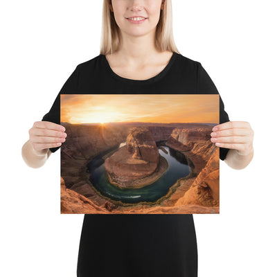 Horseshoe Bend Sunset Luster