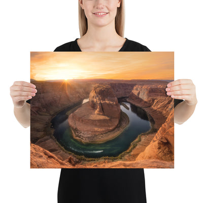 Horseshoe Bend Sunset Luster