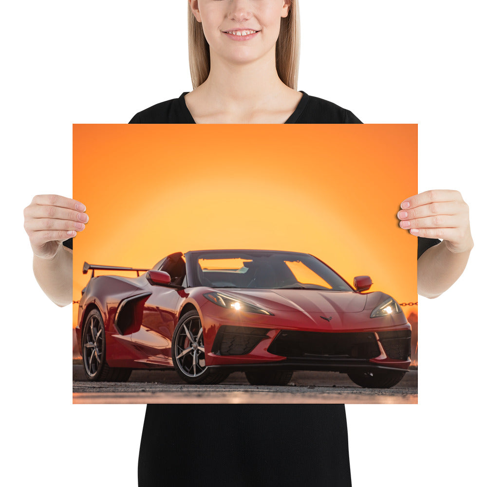 C8 Corvette Sunset Luster