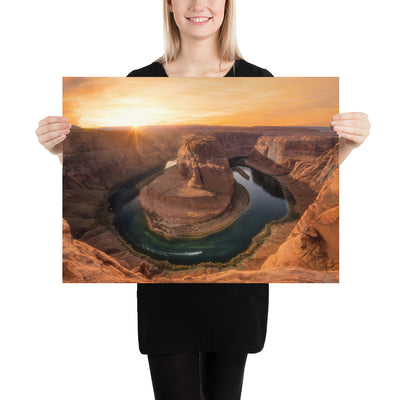 Horseshoe Bend Sunset Luster