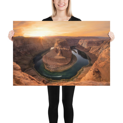 Horseshoe Bend Sunset Luster